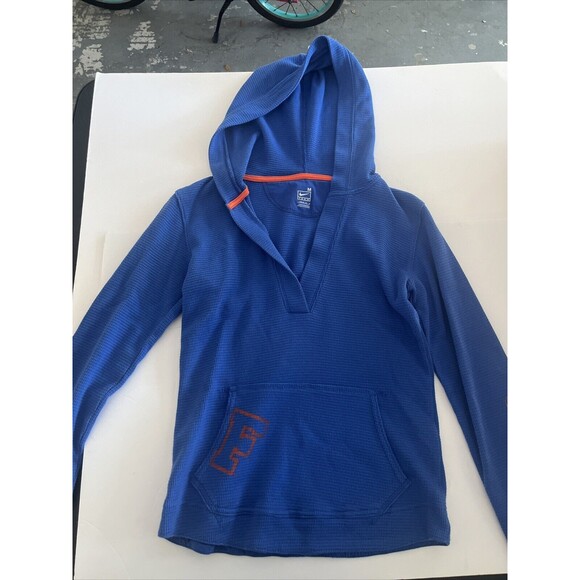 Vintage Nike Team Florida Gators Womens‎ Size Medium V-Neck  Hoodie Blue - Picture 1 of 9